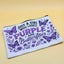 Purple Butterflies Pencil Case Zip Pouch Carousel 1