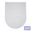 Replacement Toilet Seat D-SHAPE with Screws Soft Close, Quick Release Carousel 1