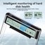 Clear 2.5'' HDD SSD Case USB3.2 Gen2 5Gbps Portable For Laptop Carousel 3