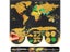 X-Large Scratch Off World Map Black Gold Deluxe Carousel 3