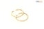 9ct White Gold and Diamond Hoop Earrings Carousel 2