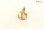 14ct Yellow Gold, White Gold and Diamond Hoop Earrings Carousel 2