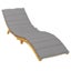Vida Xl Sun Lounger Cushion Grey 200X50x3cm Oxford Fabric Carousel 3