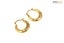 9ct Yellow Gold Small Pattern Hoops Carousel 1