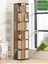 Bamboo Bookcase 6 Tier Storage Rack Carousel 3
