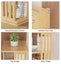 Bamboo Bookshelf 6 Tier Carousel 4