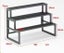 Black 3 Tier Shoe Rack / Plant Stand | Heavy Duty Metal Shelf Carousel 2