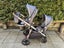 Babybee single & double pram Carousel 1