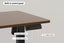 Ergolux Electric Standing Desk 90 x 60cm (Walnut/Black) Carousel 5