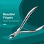Stainless Steel Cuticle Nail Nipper Clipper For Manicure Pedicure Carousel 5