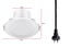 Kogan SmarterHome™ Smart RGB+CCT Bluetooth Mesh Dimmable LED Downlight Carousel 9