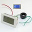 Digital Panel Meter 150-500Vac 100A backlit LCD - Black or White Bezel Carousel 2