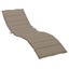 Vida Xl Sun Lounger Cushion Taupe 200X60x3cm Oxford Fabric Carousel 3