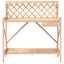 Vida Xl Potting Bench With Trellis Solid Wood Fir Carousel 5