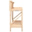 Vida Xl Potting Bench With Trellis Solid Wood Fir Carousel 6