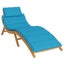 Vida Xl Sun Lounger Cushion Blue 186X58x3cm Oxford Fabric Carousel 3