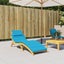 Vida Xl Sun Lounger Cushion Blue 186X58x3cm Oxford Fabric Carousel 7