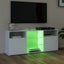 Vida Xl Tv Cabinet With Led Lights White 120X30x50 Cm Carousel 5
