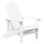 Vida Xl Garden Adirondack Chair With Table Hdpe White Carousel 3