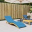 Vidaxl Sun Lounger Cushion Blue 200X60x3cm Oxford Fabric Carousel 7