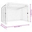 Vidaxl Hockey Goal With Net Red And Black 68X32x47 Cm Steel Polyester Carousel 2