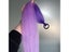 2Pcs Long Straight Purple Synthetic Ponytail For Halloween Carousel 5