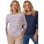 2 Pack of 100% cotton tees - size L (18-20) great layers or wear alone Carousel 1
