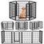 12 Panels Heavy Duty Dog Pen Carousel 5