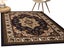 Crystal Velvet Vintage Boho Non Slip Rug for Bedroom Dining Room - Brown & S S Carousel 1