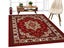 Crystal Velvet Vintage Boho Non Slip Rug for Bedroom Dining Room - Red & S S Carousel 1