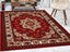 Crystal Velvet Vintage Boho Non Slip Rug for Bedroom Dining Room - Red & S S Carousel 3