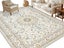 Crystal Velvet Vintage Boho Non Slip Rug for Bedroom Dining Room - Off-White&S S Carousel 1