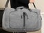 Foldable Travel Duffel Bag Carry On Shoulder Bag With Shoe Compartment Grey Carousel 4