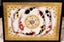 A painting of nine koi fish Ying-Yang symbol on Canvas Carousel 1