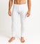2pcs Set Mens Cotton Thermal Long Sleeve Top & Pants Underwear Thermals in White Carousel 4