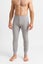 2pcs Set Mens Cotton Thermal Long Sleeve Top & Pants Underwear Thermals in Grey Carousel 3