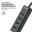 PROMATE Ultra-Fast Portable USB-A 3.0 Carousel 6