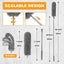Telescopic Gutter Cleaning Brush Removing Leaves Debris Adjustable Angle CHK29M Carousel 7