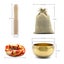 Tibetan Singing Bowl Set Meditation Bowl Sound Bowls-Easy To Play for Beginners Carousel 6