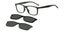HUGO HG 1329/G/CS2 Asian Fit with Clip-On BHP/99 55 New Men Eyeglasses Carousel 1