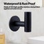 Hod Health & Home 2 Pcs Wall Mount Self Adhesive Bathroom Towel Hooks Holder Clo Carousel 4
