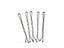 60pcs/card Professional Round Toe Black Hair Clip Bobby Pins Carousel 3