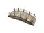1 12 Dollhouse Mini Wooden Arch Bridge With Railings Carousel 4