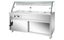 800L Bain Marie Hot Food Service Glass Display Carousel 4