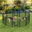 12 Panels Heavy Duty Dog Pen Carousel 1