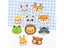 Animal Embroidery Iron-on Patches For Kids Clothing DIY Carousel 3