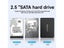 Clear 2.5'' HDD SSD Case USB3.2 Gen2 5Gbps Portable For Laptop Carousel 7