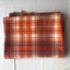 Vintage Pure NZ Virgin Wool Retro Checked Blanket Carousel 7