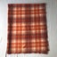 Vintage Pure NZ Virgin Wool Retro Checked Blanket Carousel 14