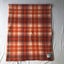 Vintage Pure NZ Virgin Wool Retro Checked Blanket Carousel 12